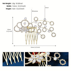 Heart Shape Rhinestone Hair Clip Crystal Head Jewelry