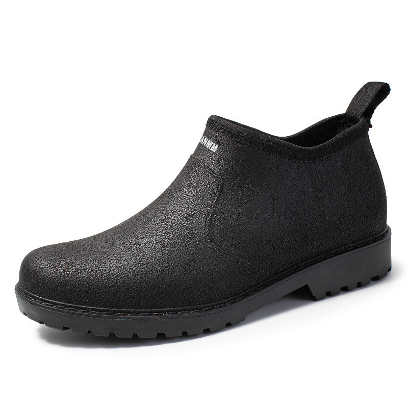 Men's Waterproof Slip On Rain Shoes - Outdoor Working Fishing