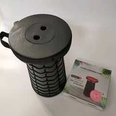 Outdoor Telescopic Folding Stool Camping Portable Lightweight Stool