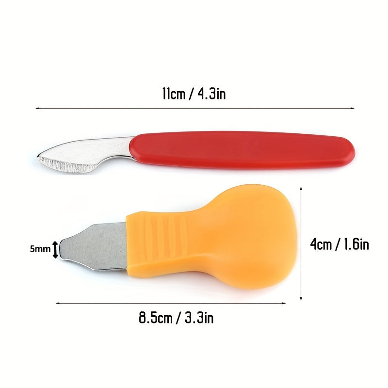 2pcs Watch Case Opener Stainless Steel Back Cover Remover Tool