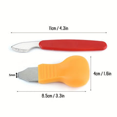 2pcs Watch Case Opener Stainless Steel Back Cover Remover Tool