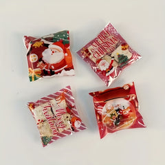 100pcs Christmas Goodie Bag Small Business Supplies