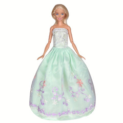 5 Pcs Doll Clothes Wedding Gowns Party Dresses For 29 21 Cm Girl Doll