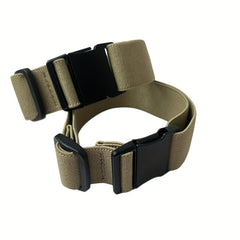2 Pack Invisible Elastic Belts for Men - Casual Plastic Belt