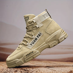 Men's Hiking Ankle Boots Lace up Boots Casual Walking Shoes