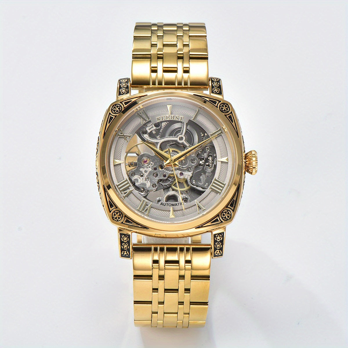 Clearance Promotion Steel Belt Automatic Mechanical Watch