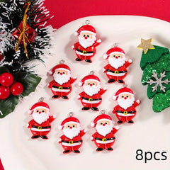 Y2K Anime Santa Claus Charms Pendant DIY Jewelry Accessories
