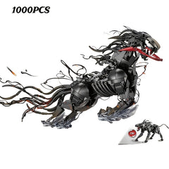1000pcs Battle Horse Building Blocks 2 in 1 Model Toy for Boys