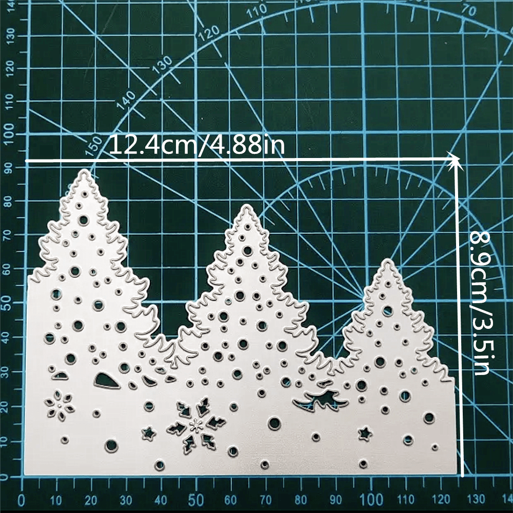 Christmas Tree House Deer Metal Cutting Dies for DIY Greeting Card Scrapbooking