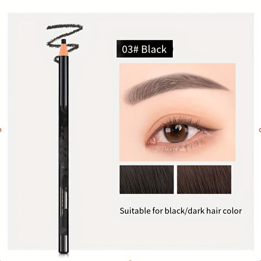 Waterproof Drawstring Eyebrow Pencil Smudge Proof Wooden Rod 6 Colors