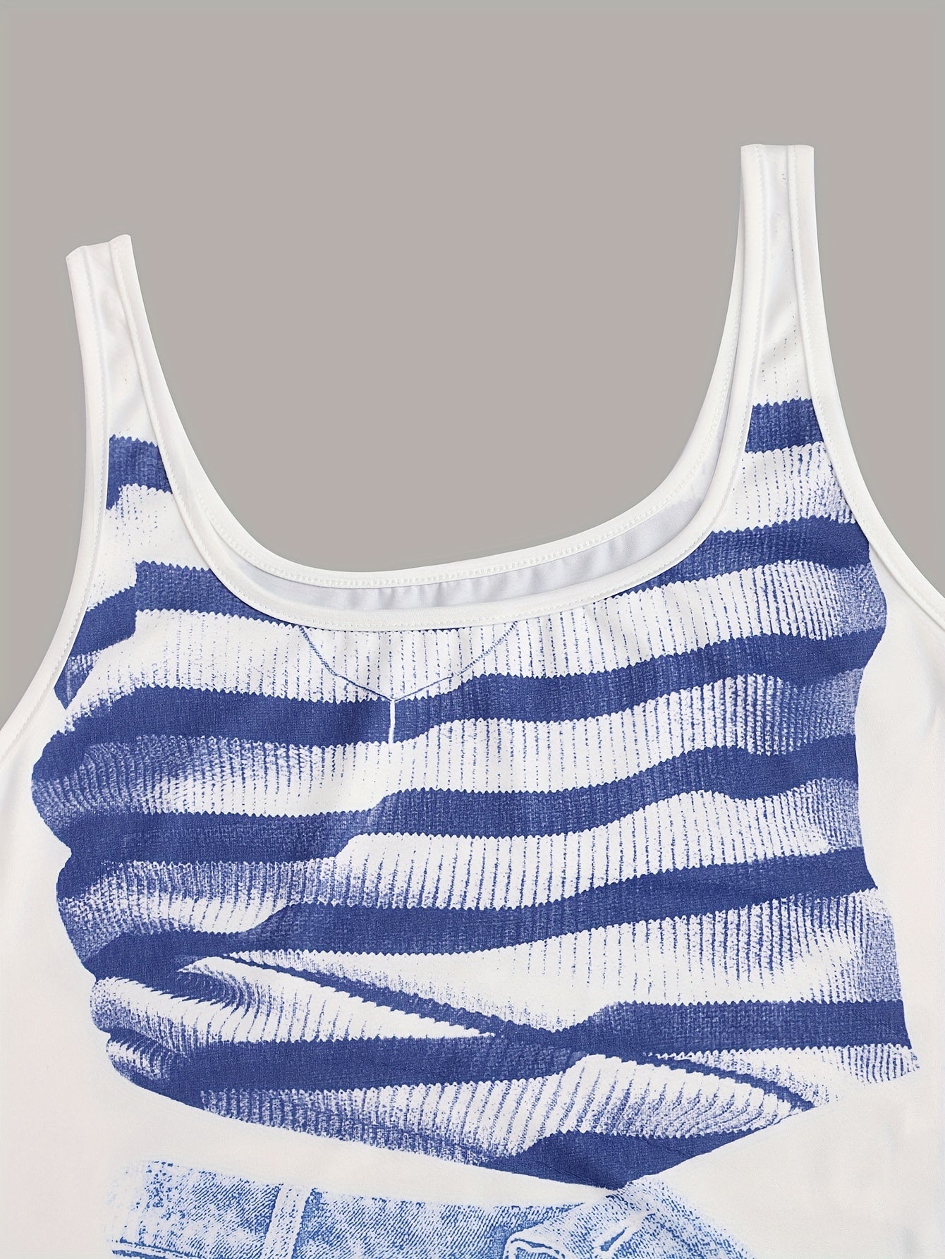 Graphic Print Maxi Tank Dress