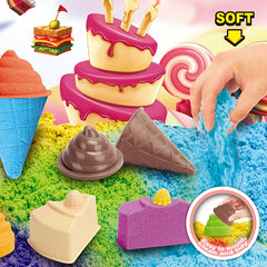 Interactive Space Sand Magic Box Sandplay Set with Beach Toys