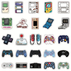 50 Game Controller Series Waterproof Stickers DIY Creative Toys