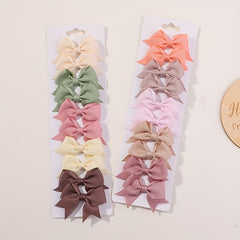 10pcs Baby Girls' Holiday Party Hair Clips Set