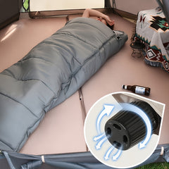 Hexagon Inflatable Mat, Moisture-proof, Portable Park Tent Mat