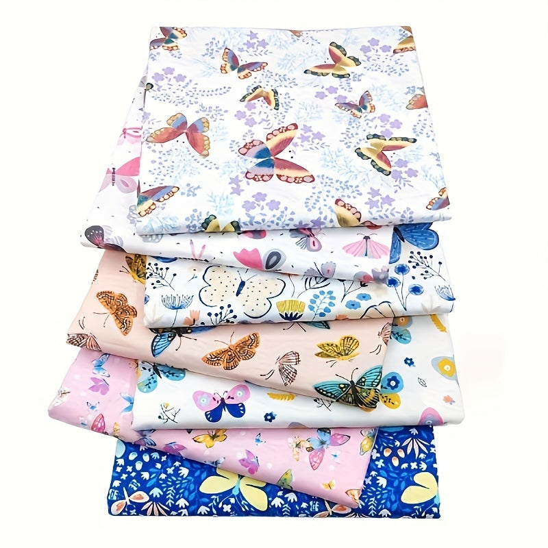 8pcs Cotton Precut Quilting Fabric Squares DIY Sewing Scrapbooking