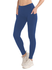 High Stretch Solid Yoga Leggings for Women Running Fitness Workout Activewear