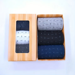 3 Pairs Men's Dress Socks Variety Pack