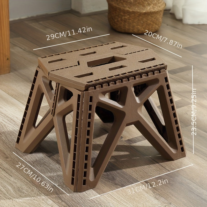 Outdoor Portable Folding Stool Camping Plastic Stool Shoe Changing Fishing Stool