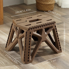 Outdoor Portable Folding Stool Camping Plastic Stool Shoe Changing Fishing Stool