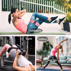 3pcs Non Slip Resistance Band for Leg and Butt Workouts