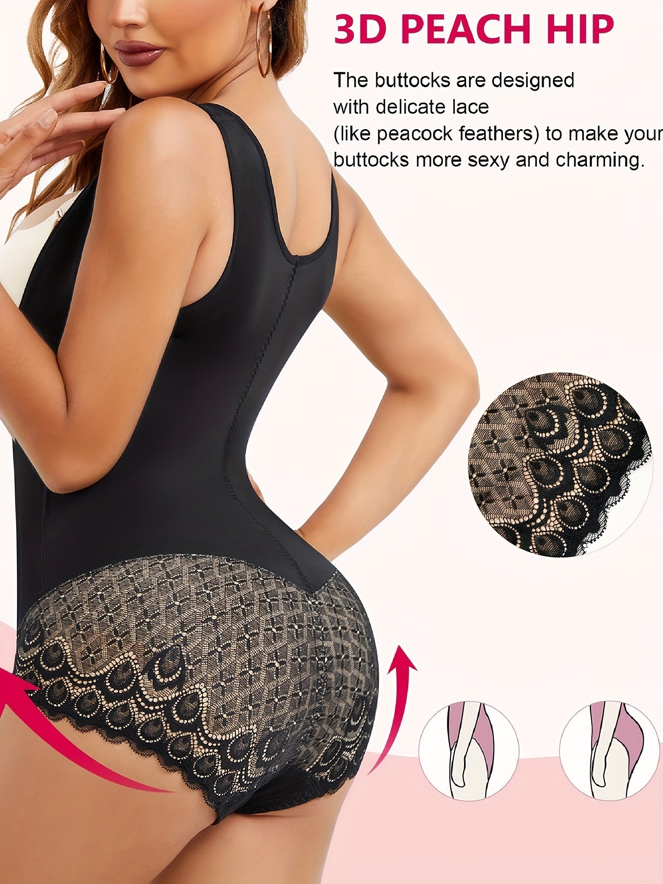SCARBORO Tummy Control Shapewear Butt Lifting Body Shaper Underwear