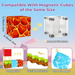 Magnetic Building Blocks Kids' Cube Toy Birthday Gift for Boys and Girls