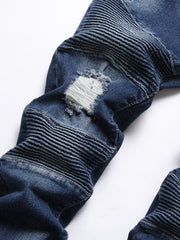 Boys Distressed Stretch Skinny Slim Fit Denim Pants Kids Clothes