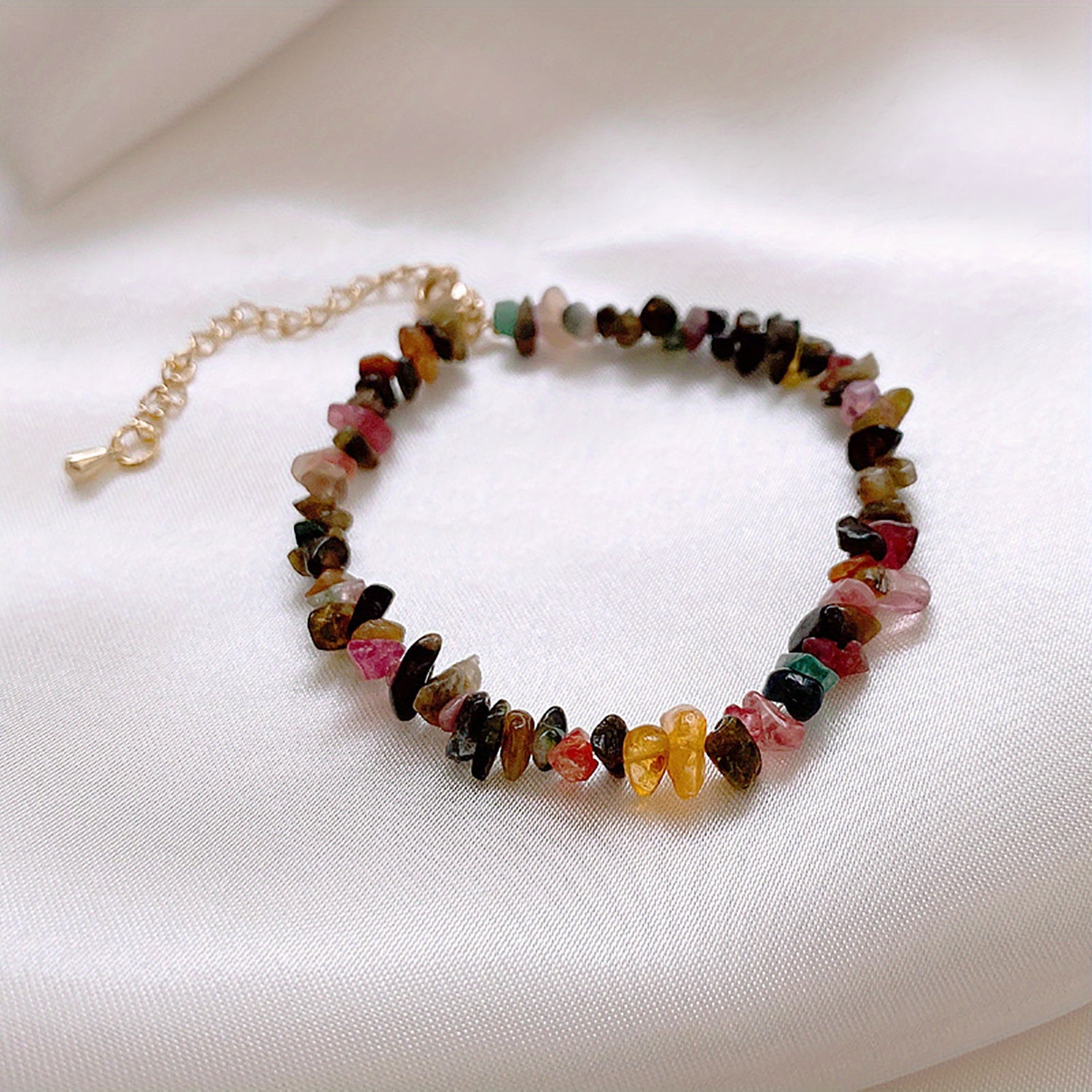 Natural Irregular Crystal Stone Bracelet for Gifting Loved Ones