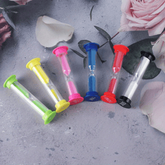 6pcs Children's Hourglass Timer Colored Sand Watch Game Classroom Gift