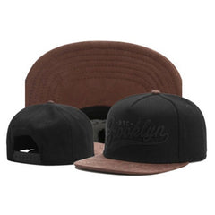 Men's English Embroidery Hip hop Flat Brim Hat