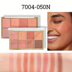 Matte 8 Blush Palette Sweatproof Long-lasting Makeup