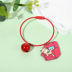 Cat Key Chain Bell Pendant Key Ring Children's Bag Pendant Gift
