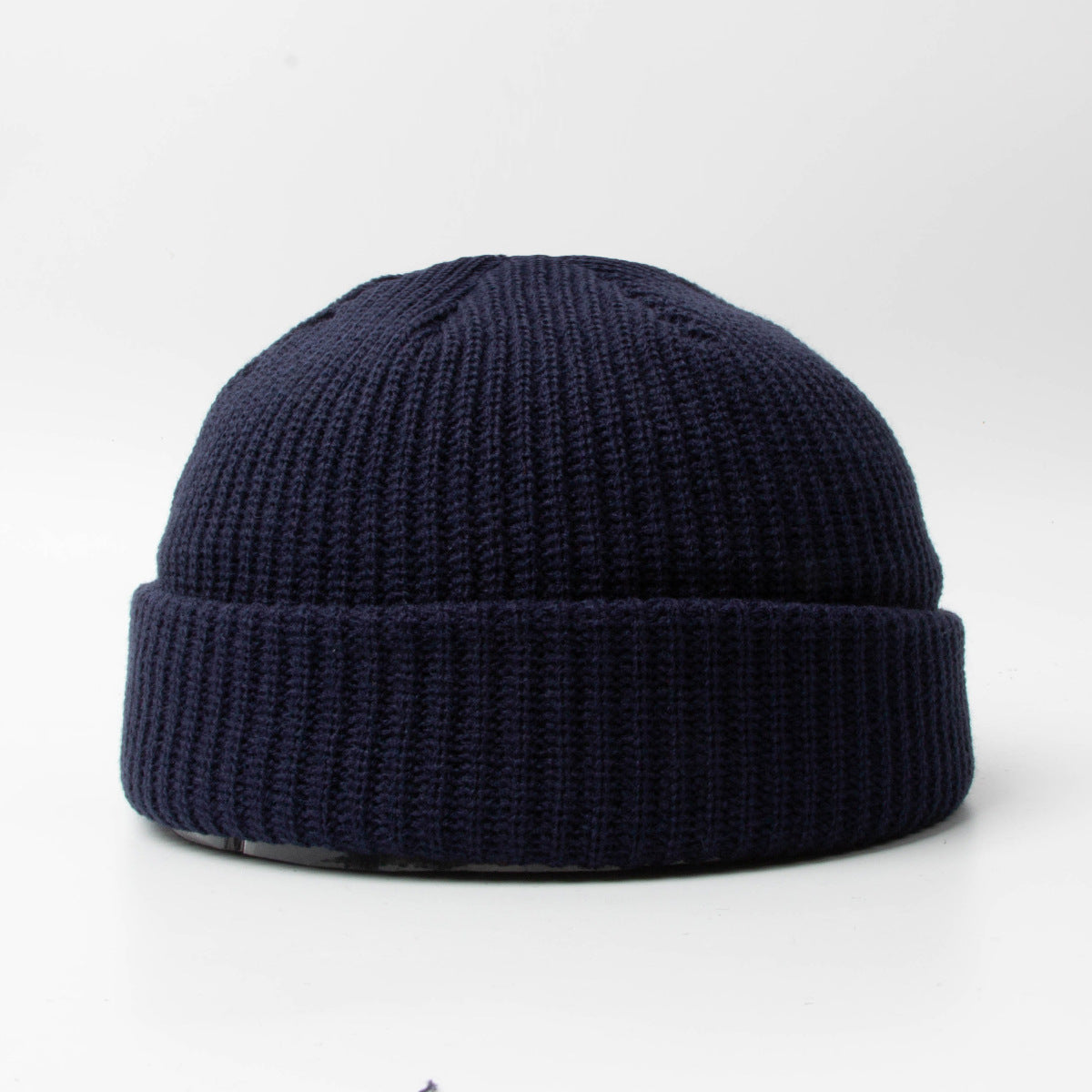 Unisex Knitted Solid Winter Beanie Hat Warm Bonnet Cap