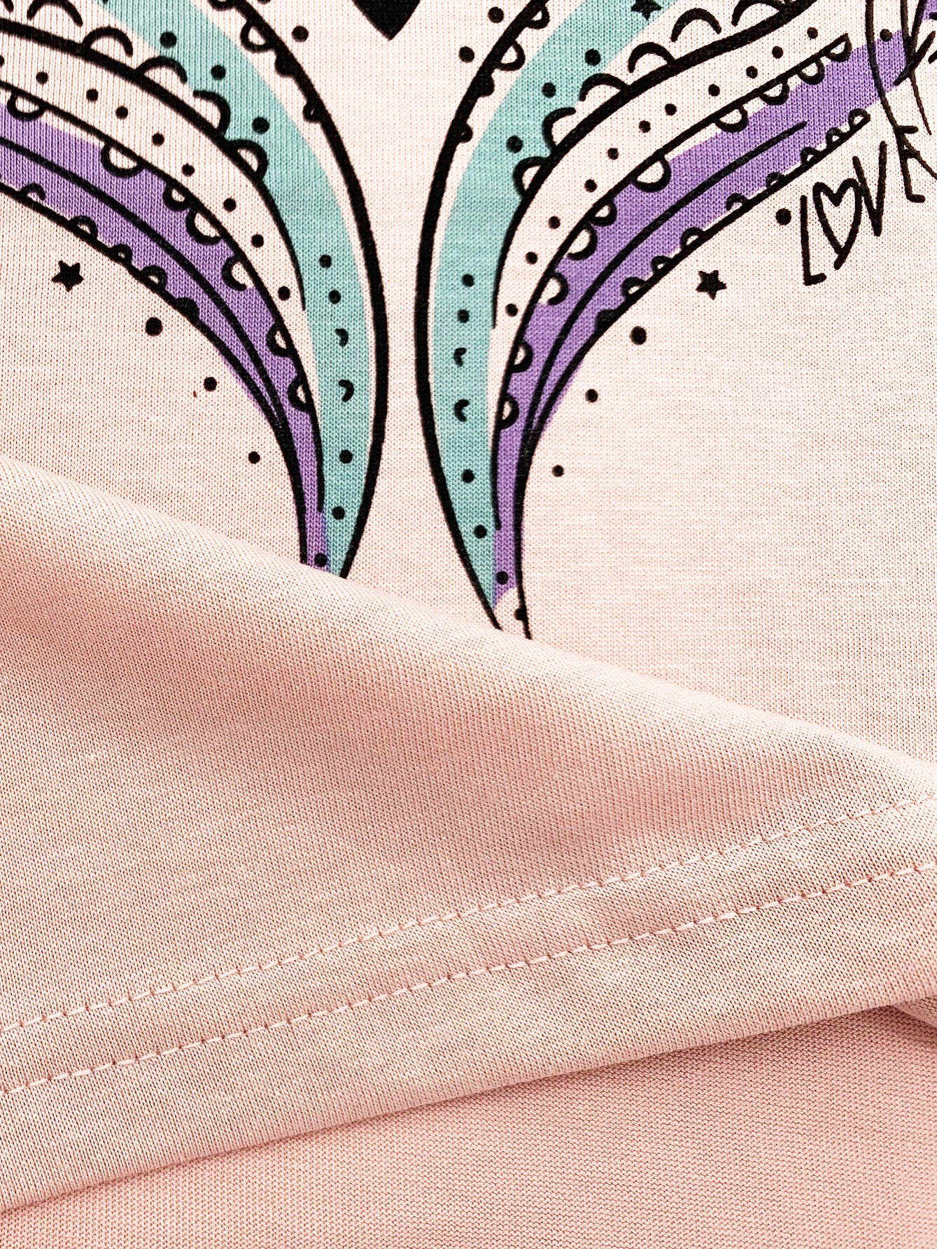 Toddler Girls' Unicorn Printed Pajamas Set