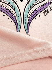 Toddler Girls' Unicorn Printed Pajamas Set