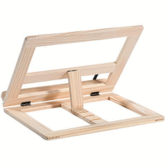 Wooden Four-Speed Adjustable Reading Rack Laptop Holder