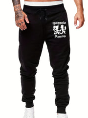Cartoon Boy And Girl Print Men's Joggers Pants For Spring Summer Autumn