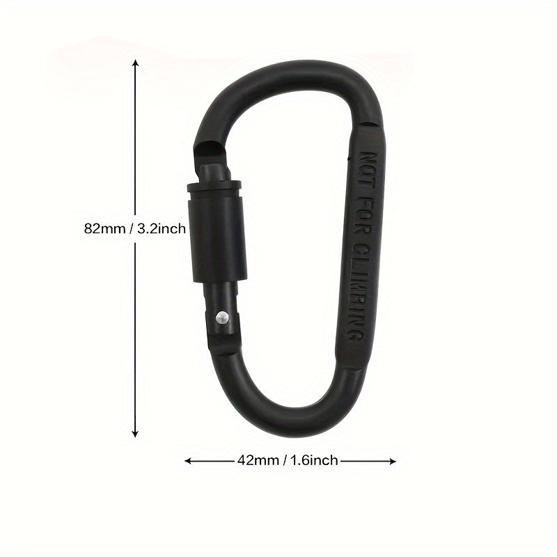 2pcs Heavy Duty Locking Carabiner Clips for Camping Hiking Hammock Backpack