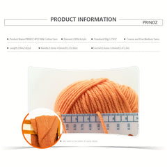 6pcs Milk Yarn Ball 49g 129.84m Acrylic Hand Woven DIY Cotton Yarn