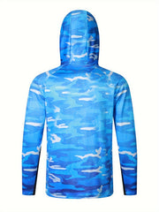 Men's UPF 50 Sun Protection Hoodie Long Sleeve Quick Dry Top