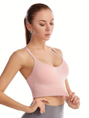 Criss Cross Back Medium Stretch Bra