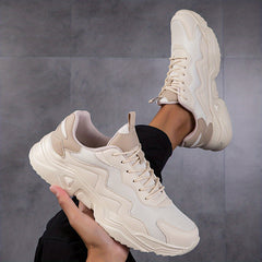 Men's Breathable Mesh Athletic Shoes Lace-up Walking Spring Summer