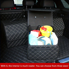 Car Trunk Organizer Storage Box Collapsible Auto Cargo Storage Container