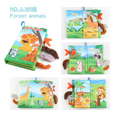 Baby Cloth Crinkle Soft Books, Sensory Stroller Toys, Tummy Time Toys