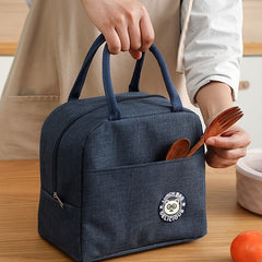 Insulated Lunch Bag Thermal Cooler Tote Waterproof Polyester Aluminum Foil