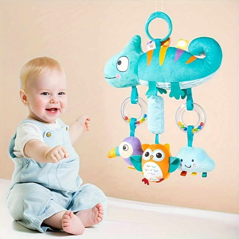 USATDD Soft Animal Hanging Rattle Toy for Babies