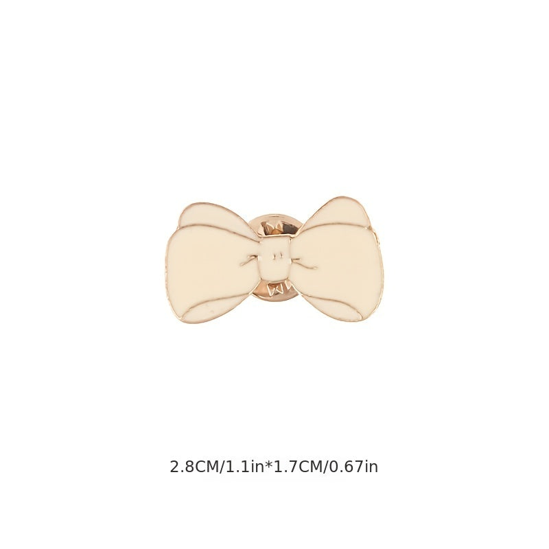 Girls Cartoon Bow Pin Decorative Accessories For Scarf Sweater