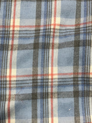 Colorblock Plaid Hooded Shacket