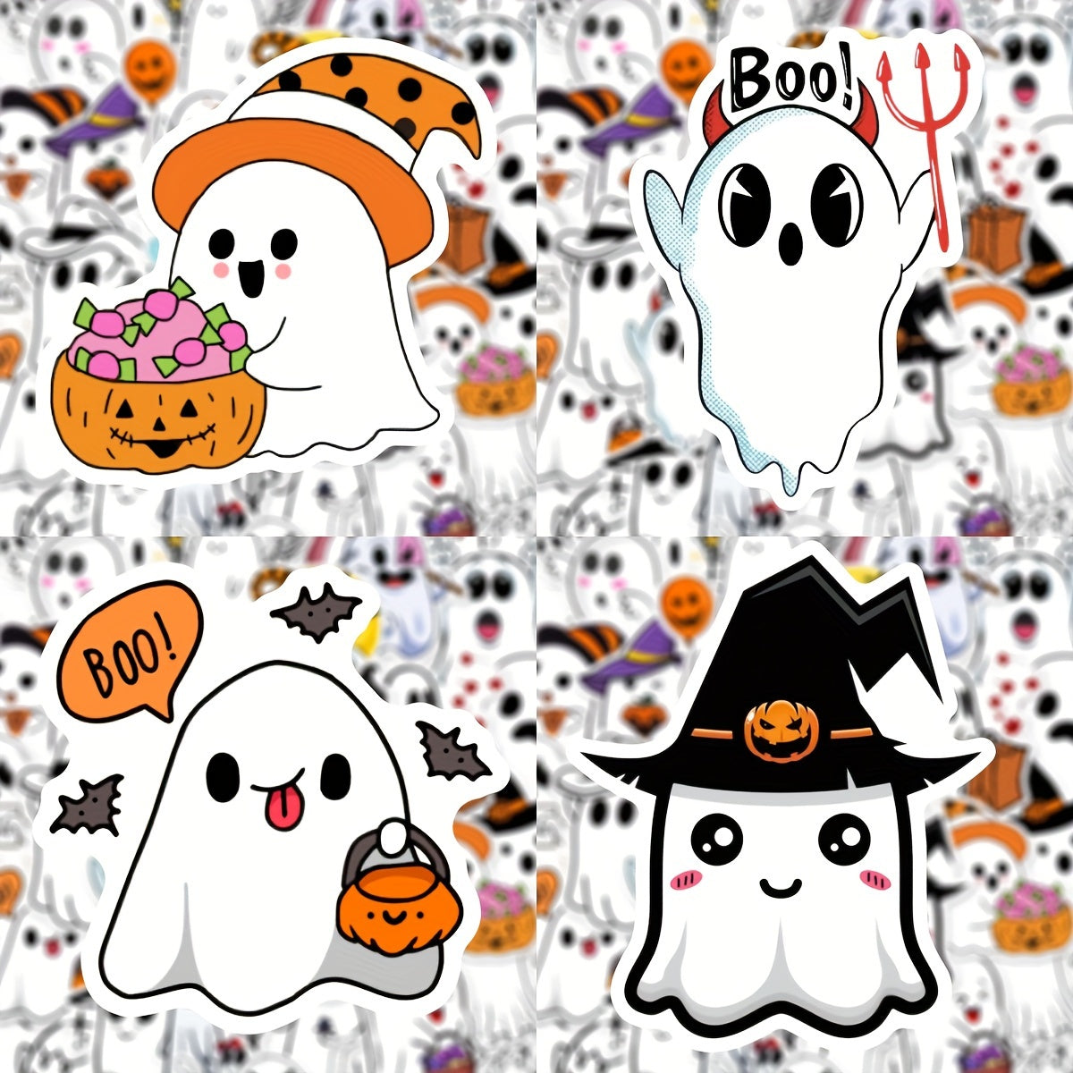 50pcs Specter Graffiti Stickers Waterproof Decoration DI